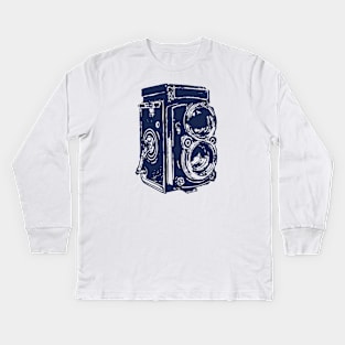 Retro Camera For Vintage Picture Kids Long Sleeve T-Shirt